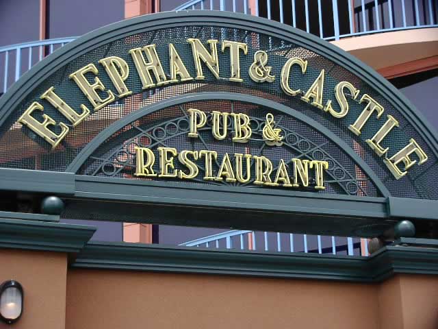 front signage