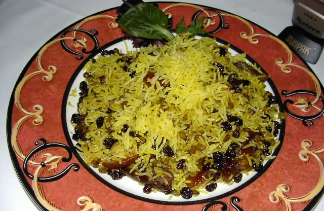 lentil, raisin, and dates Basmati