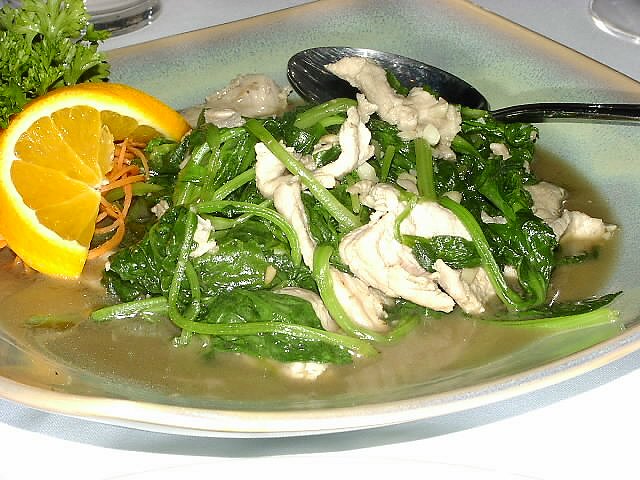 pork tenderloin and spinach