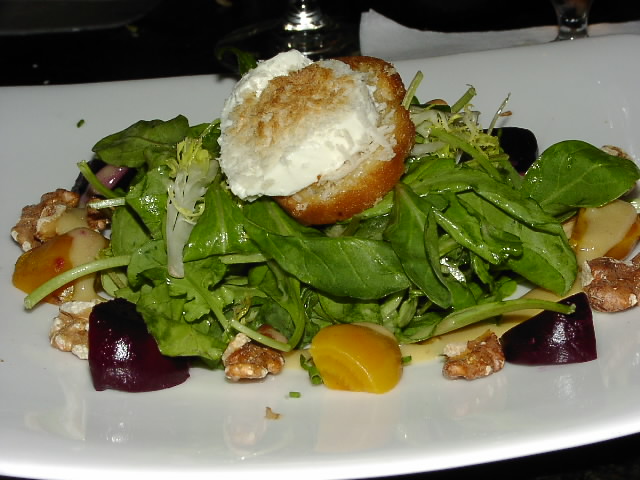 goat cheese and beet salad