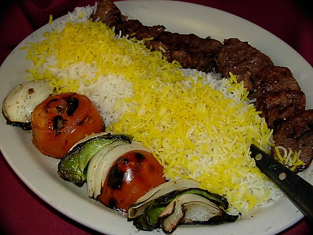 dry meat, dry rice